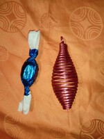 Karácsonyfadísz - Fém nagy "Rugó" 4.