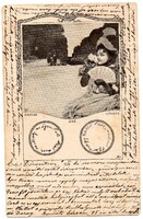 Képeslap: Nő, nők. 1901.