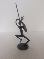 Art Deco hagenauer bècsi bronz nèger harcos Austria