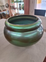 Zsolnay eozin art deco kaspo extra ritka.