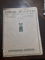 Dávid Popper:Öt kadencia gordonkára.1924