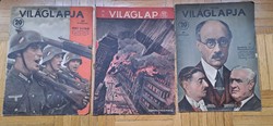 3 db.Tolnai Világlapja 1939,1940,1944