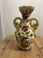 Zsolnay családi pecsétes váza - 25 cm