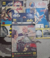 Delta magazinok,7darab