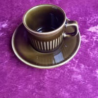 Régi csehszlovák kávéscsésze és alj - KERA VITRAL CZECHOSLOVAKIA