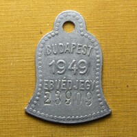 Ebadójegy 1949 kutyabárca