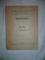 Régi izraelita naptár könyv 1971