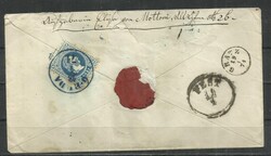 1871.- Ó-Buda - Gratz - levél - 5kr díjjegyes + 10kr bélyeg- Ferenc József