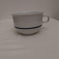 Alföldi kék csíkos porcelán csésze
