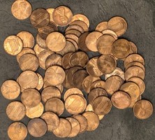 Amerikai Egyesült Államok 1 cent, Lincoln cent, LOT 1990-es évek kb. 83 db