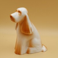 Retro  Porcelán  Spániel kutya figura