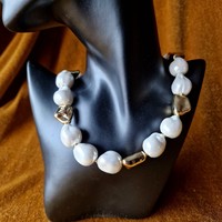 Hollywood showy style huge baroque pearl necklace