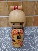 Kokeshi Virágkimonós Antik Japán