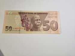 2020-as 50 Dollár Zimbabwe UNC