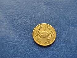 SEYCHELLES / SEYCHELLE-SZIGETEK 1 CENT / ONE CENT 2004 RÁK! RITKA! UNC!