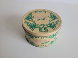 Régi retro 1986 Dragee coctail édesség fémdoboz Duna Csokoládégyár pléh doboz