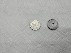 20 filléres 1926,1941-es eladó, forgalomba