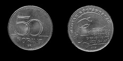 50 FORINT 2005 Nemzetközi Gyermekmentő Szolgála első napi veret UNC