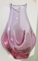 CSEH  KÜLÖNLEGES ÜVEG VÁZA 18 CM,0.94 KG,