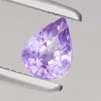 0.41ct 4.9x3.7mm Gyönyörű Lila Zafír Ékkő, High-End minőség