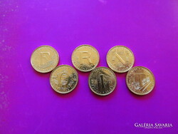 2021 5 Forint sor F O R I N T 6 betű ROLNIBÓL nylon tasakban olcsó postával!