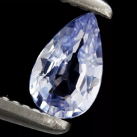 Kezeletlen, 0.29ct 5x3.1mm Elképesztően Ragyogó Lila Zafír Ékkő, High-End minőség