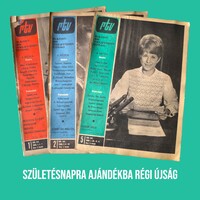 1968 március 11 - 17  /  RTV rádió és televízió újság  /  Szülilap Ssz.:  36207