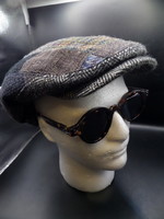 Stetson Driver Flat Cap Patchwork - (ered)ÚJ!!! ffi 62 XL / XXL gyapjú + pamut lapos sapka