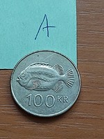 IZLAND 100 KORONA 2011 Nikkel-Sárgaréz, tengeri nyúlhal  #A