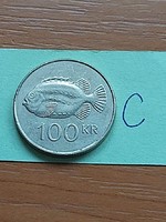IZLAND 100 KORONA 2011 Nikkel-Sárgaréz, tengeri nyúlhal  #C