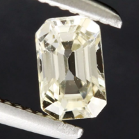 Kezeletlen, 0.33ct 4.7x3mm Elképesztően Ragyogó Sárga Zafír Ékkő, High-End minőség