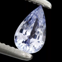 Kezeletlen, 0.24ct 5x3.1mm Elképesztően Ragyogó Lila Zafír Ékkő, High-End minőség