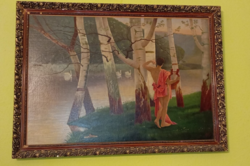 Ismeretlen festő, olaj/ vászon 1914