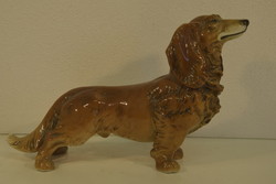 ENS porcelán tacskó figura A80