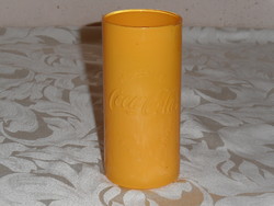 Coca cola üveg pohár ( 3 dl.-es, Sárga )