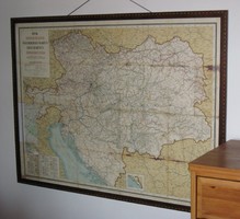 OSZTRÁK-MAGYAR MONARCHIA VASUTI TÉRKÉPE - 1904.
