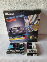 Vintage, Casio KL-2000 EZ-Label címkenyomtató+2 doboz szalag