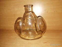 Dr. Noseda különleges formájú vastag falú üveg palack - 17*17 cm (27/d)