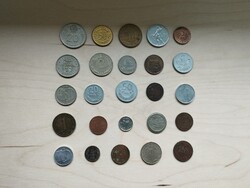 Vegyes világ érmemix LOT 25 db