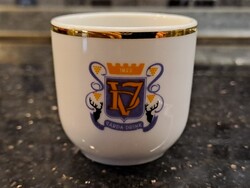 Hollóházi Várda porcelán pálinkás kupica