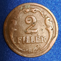 1927. 2 Fillér Magyar Királyság (1777)