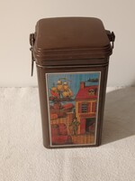 Vintage fém kávés doboz