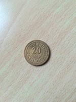 Tunézia 20 Millim 1960