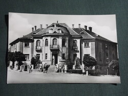Képeslap,Dorog,Tanácsháza,vöröscsillag látkép részlet,1961-