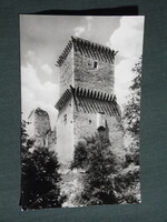 Képeslap,Miskolc,Diósgyőr,vár látkép részlet, 1964-