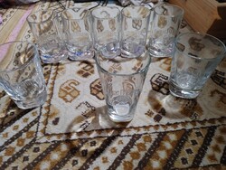 JIM Beam üvegpoharak 3 fajta méret 1200Ft/db