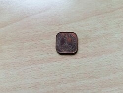 Malajzia - Malaya 1 Cent 1939   12x12 mm     XF