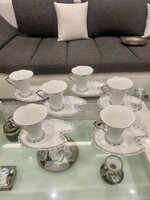 Cseh cappuccino készlet , egyedi forma.
