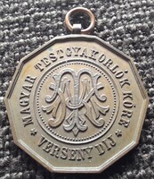 Magyar Testgyakorlók Köre  . MTK  . 30mm . Bronz