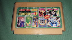 Retro sárga kazettás NINTENDO VIDEO JÁTÉK - SOK JÁTÉK 1 KAZIN állapot a képek szerint 34.